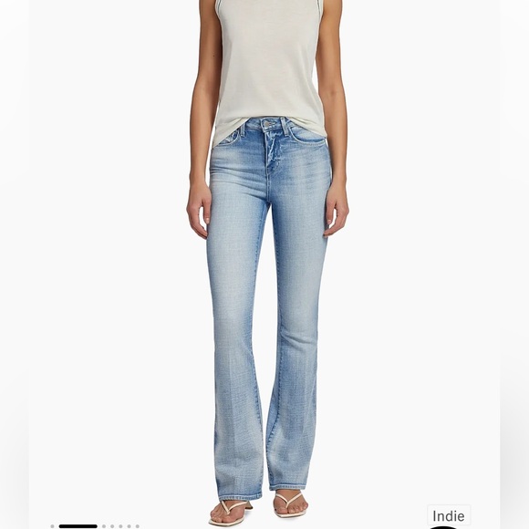 L’Agence high waisted baby bootcut light wash jeans - Picture 2 of 12